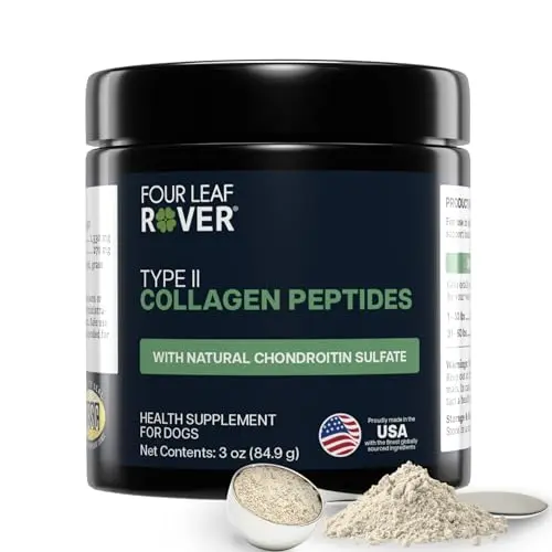 Four Leaf Rover Type II collagen powder for dogs