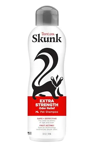 TropiClean Extra Strength Deodorizing Skunk Shampoo for dogs