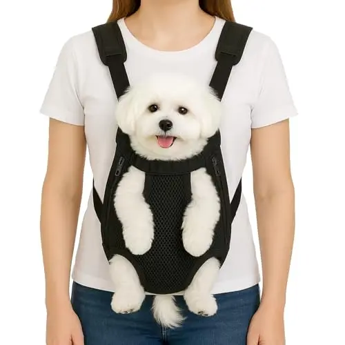 Mosago lightweight dog backpack carrier with triple safety system