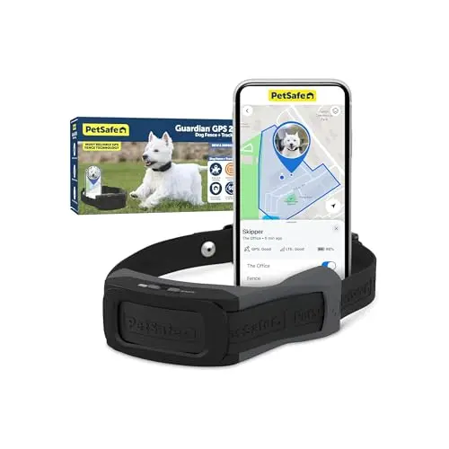 PetSafe Guardian GPS 2.0 dog fence collar in black with tracking features