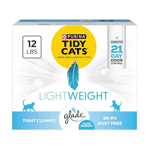 Purina Tidy Cats Lightweight with Glade Clear Springs cat litter box