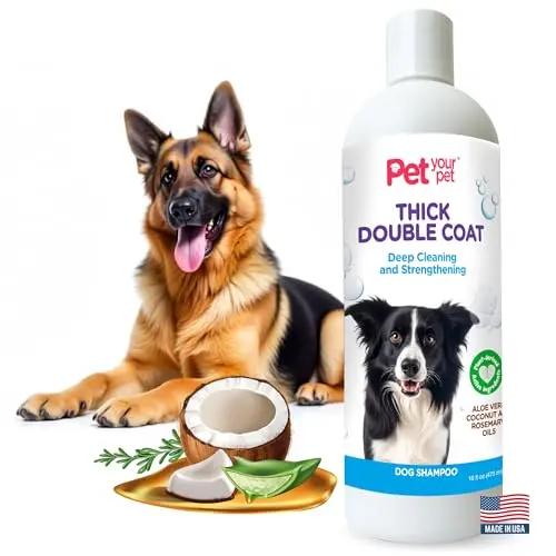 PET YOUR PET natural dog shampoo gel for thick coats