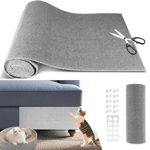 WAWINY self-adhesive cat scratch furniture protector mat