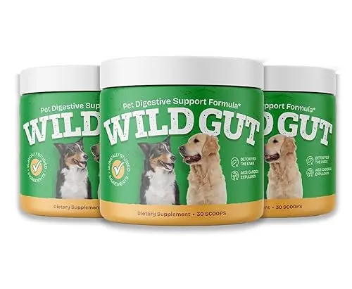 Wild Gut natural probiotic supplement powder for pets