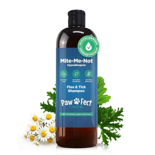 PAWFECT BY FURFRESH hypoallergenic dog shampoo for sensitive skin and flea control