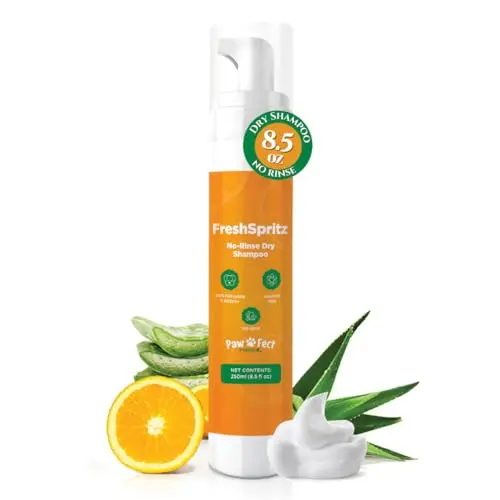 FreshSpritz Waterless Foaming Dog Dry Shampoo bottle