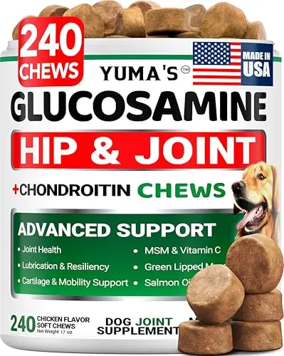 YUMA'S Advanced Glucosamine and Chondroitin chews for dogs