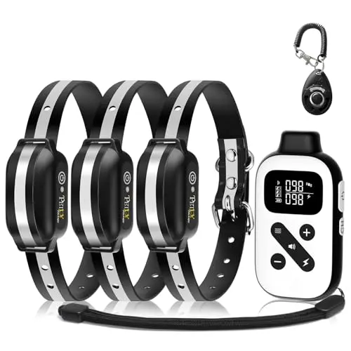 PetJoy 3 Dog Shock Collar for controlling multiple dogs simultaneously