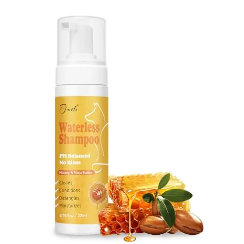 Pjordo waterless shampoo for cats and dogs bottle