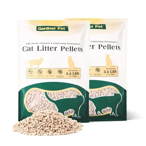 Gardner Pet natural mineral zeolite cat litter pellets pack