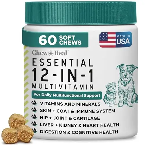 Chew + Heal Labs Dog Multivitamin chewable soft chews