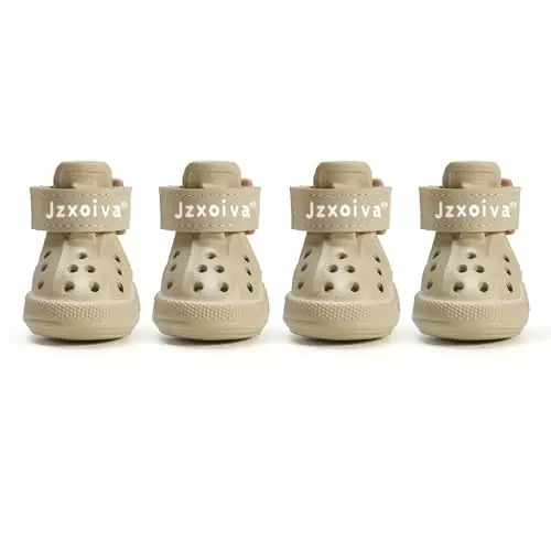 JZXOIVA khaki dog sandals with airflow vents