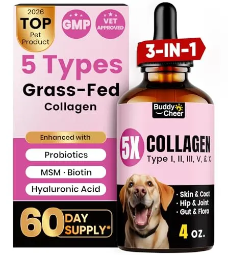BuddyCheer liquid collagen for dogs and cats