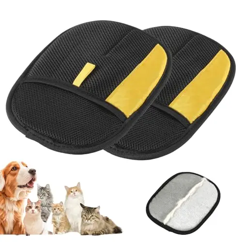 AprYew electrostatic pet hair removal glove for furniture