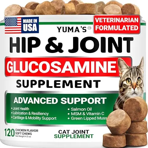 YUMA'S cat hip and joint health supplement chews with salmon oil