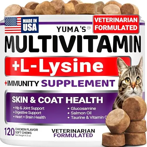 YUMA'S Cat Multivitamin Chews bottle