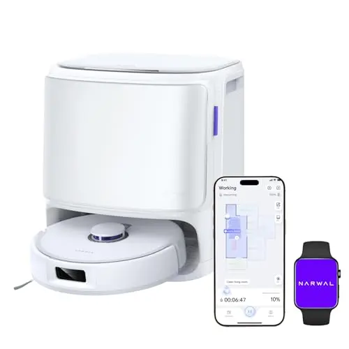 NARWAL Freo X10 Pro robot vacuum and mop in white