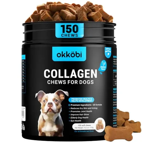 OKKOBI Collagen Chews for dogs hip and joint support