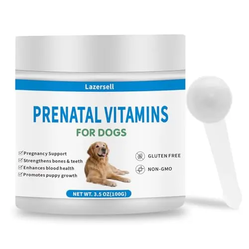 Lazersell Prenatal Vitamins for Dogs powder for pregnant dogs