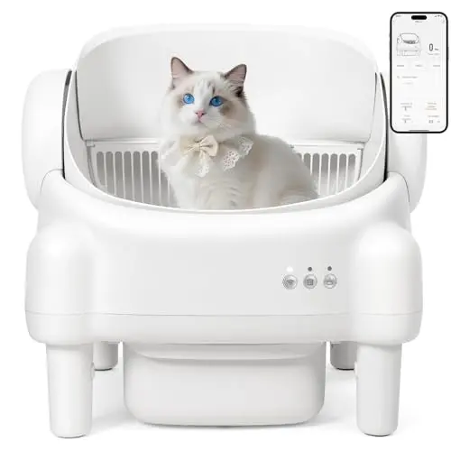 PARUUNTYS open-top automatic litter box with app control
