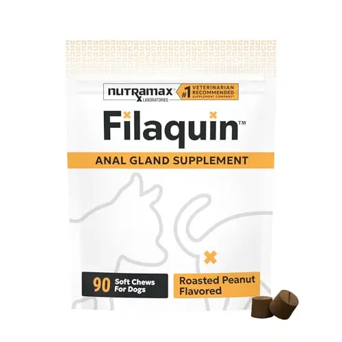 Nutramax Filaquin roasted peanut flavored soft chews for dogs