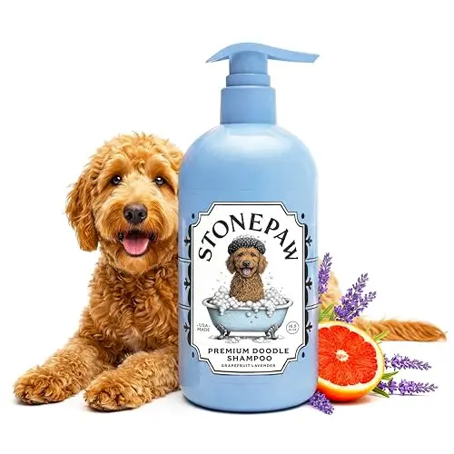 Stonepaw premium dog shampoo and conditioner for doodles and poodles