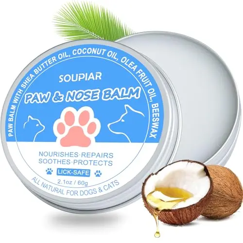 Vet-Approved Dog Paw Balm & Nose Butter with menthol cooling