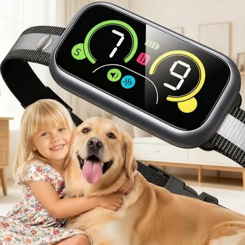Kollgux Dog Bark Collar Pro in black with digital display