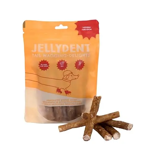 Jellydent single ingredient beef skin dental chews