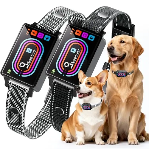 OTK Dog Bark Collar 2 Pack with customizable training modes