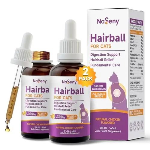 NaSeny Cat Hairball Remedy liquid drops package