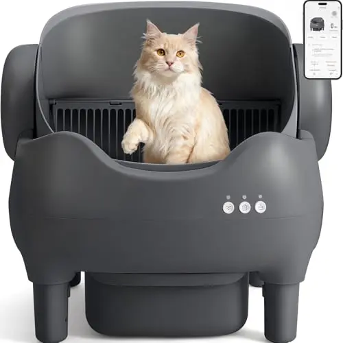 KITPLUS open-top automatic self-cleaning litter box