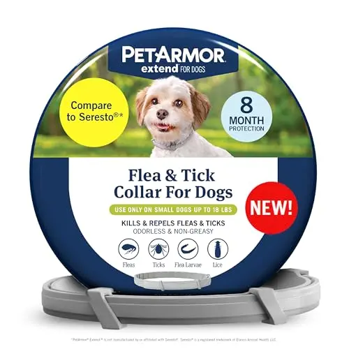 PetArmor Extend flea and tick collar for small dogs up to 18 lbs