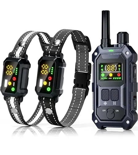 BLACKDOG Military Dog Shock Collar for two large dogs