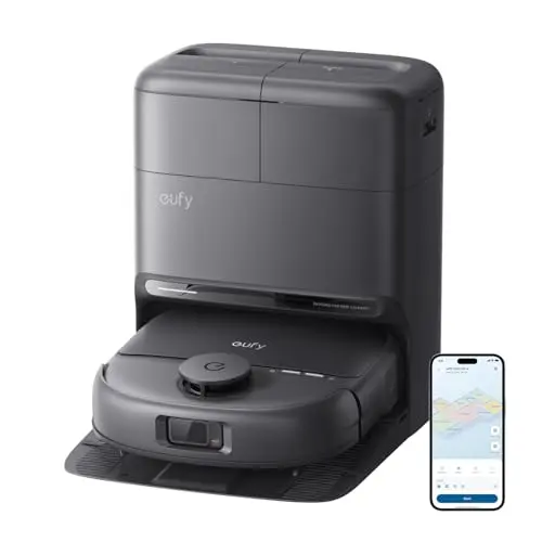 eufy C28 robot vacuum and mop in black