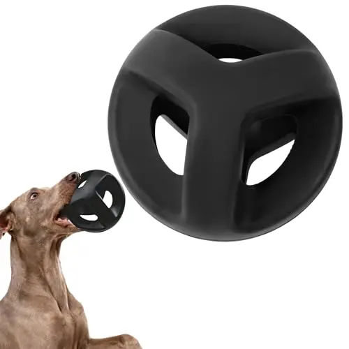 Fida natural rubber dog ball for fetch and chewing for large breeds