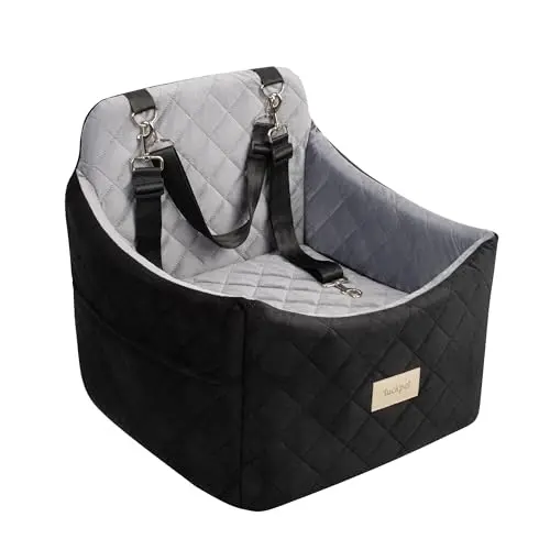tuckpet dog car seat with memory foam and non-slip base