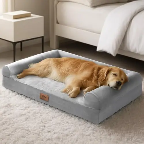 Sytopia Chew Proof Dog Bed for older dogs with orthopedic foam