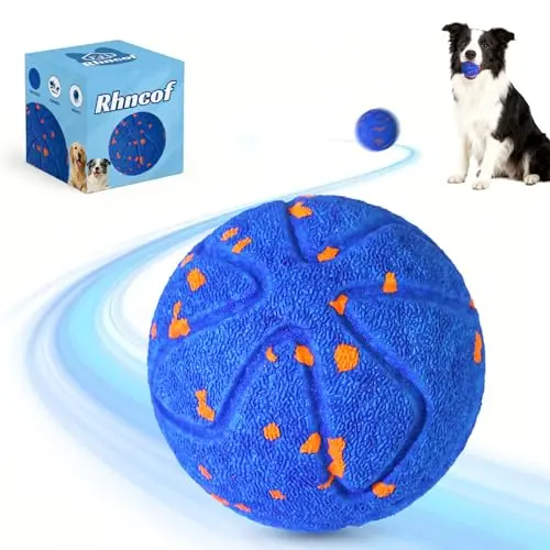 Rhncof interactive dog ball for large dogs with automatic moving and waterproof design