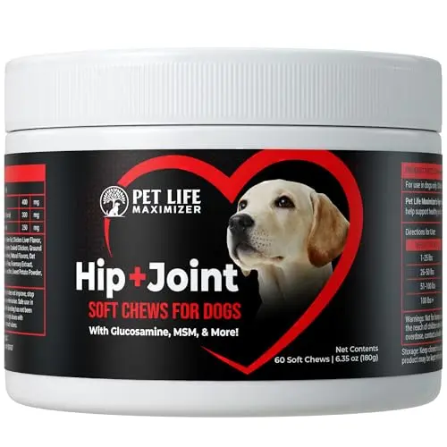 Pet Life Maximizer 3-in-1 hip and joint supplement soft chews for dogs