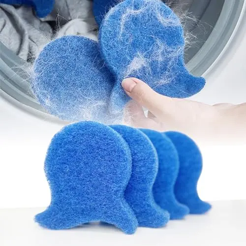 YIHKQDL 4-piece microfiber pet hair remover balls