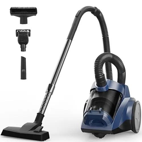Sweepcent canister vacuum cleaner in black