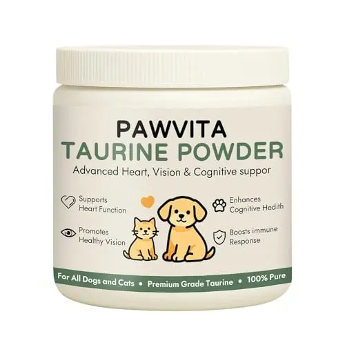 Pawvita Taurine Supplement Powder for dogs and cats heart health