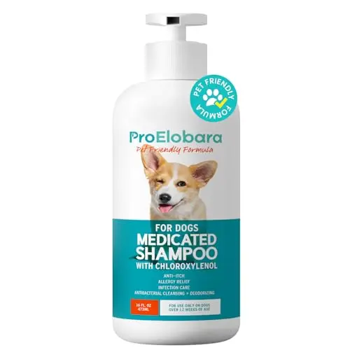 ProElobara Medicated Antifungal Dog Shampoo bottle