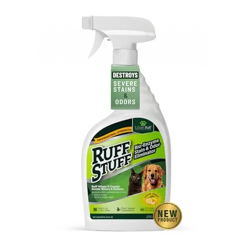 RUFF STUFF Max Strength BioEnzyme Stain Remover Spray bottle