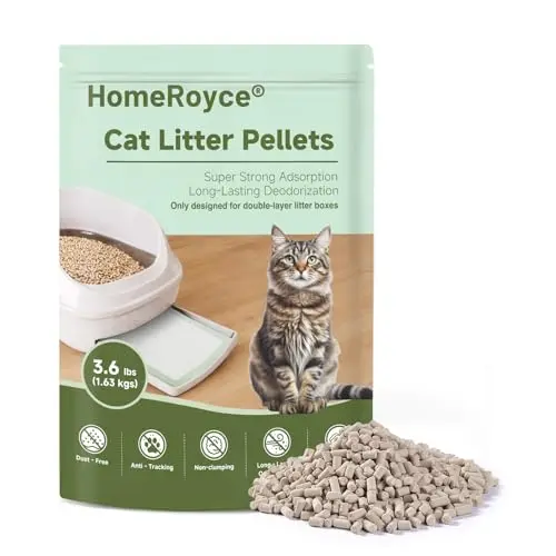 HomeRoyce super odor control zeolite cat litter pellets bag