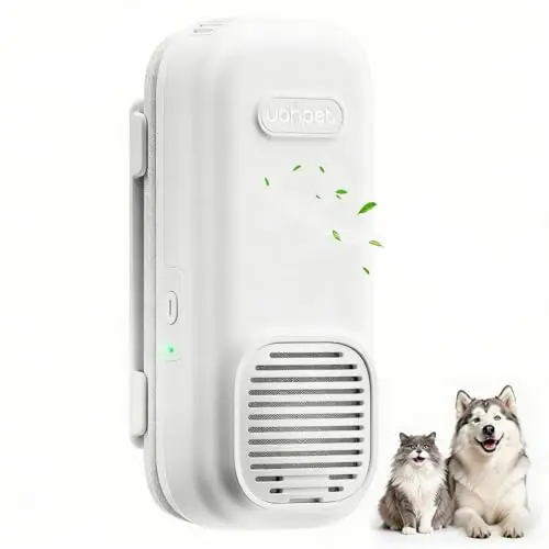 uahpet nano-tech cat litter deodorizer plug-in air purifier with a 5-foot cord