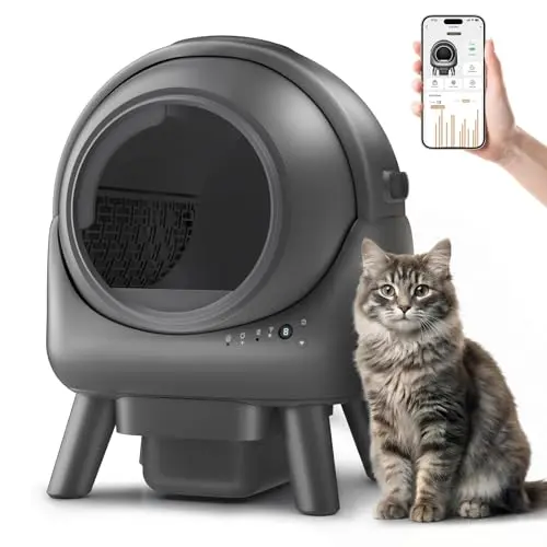 Beokeo automatic self-cleaning litter box with smart app
