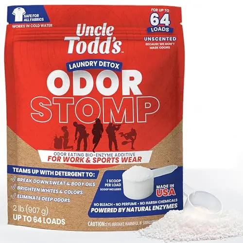 Uncle Todds Enzyme Laundry Booster powder bag