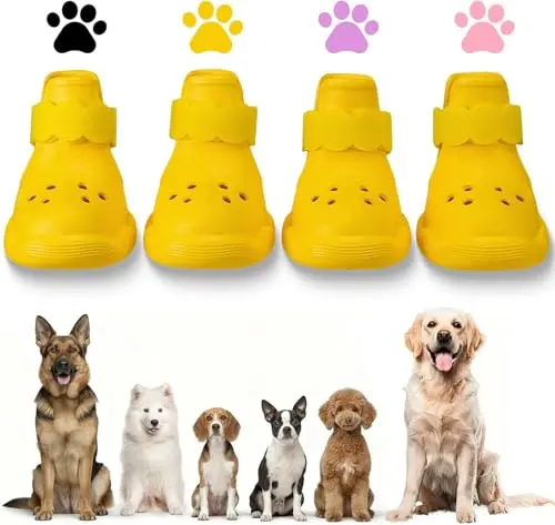 QXAPA dog shoes with ventilation holes for summer